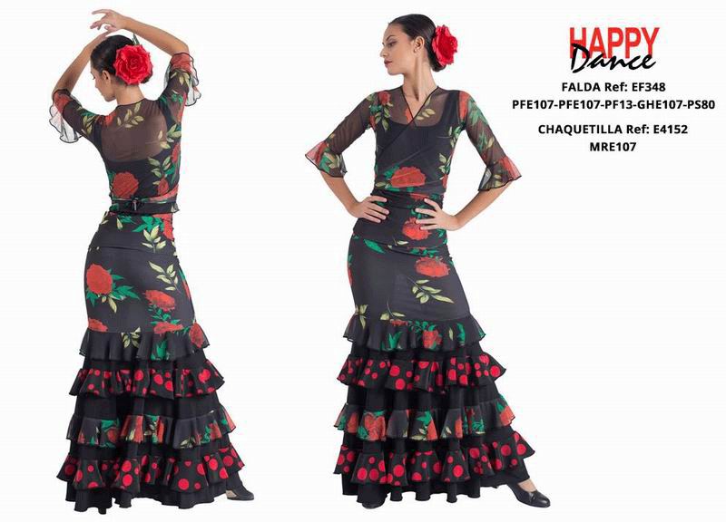 Happy dance. Faldas de Flamenco para Escenario y Ensayo. Ref. EF348PFE107PFE107PF13GHE107PS80